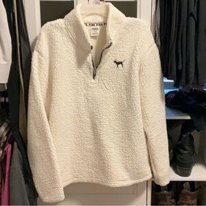 PINK, 1/4 zip sherpa! Excellent condition.